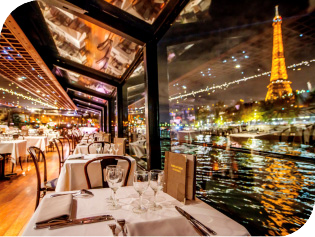 NANOSMAT2027 Seine River dinner with Eiffel Tower view